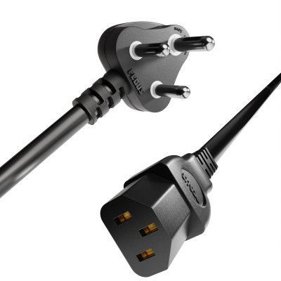 FEDUS 16A Indian Copper Plug IEC 13 Socket, 3 Pin Power Cord FEDUS 16A Indian Copper Plug IEC 13 Socket, 3 Pin Power Cord