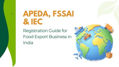 Food Export Business Licenses | APEDA FSSAI & IEC Registration